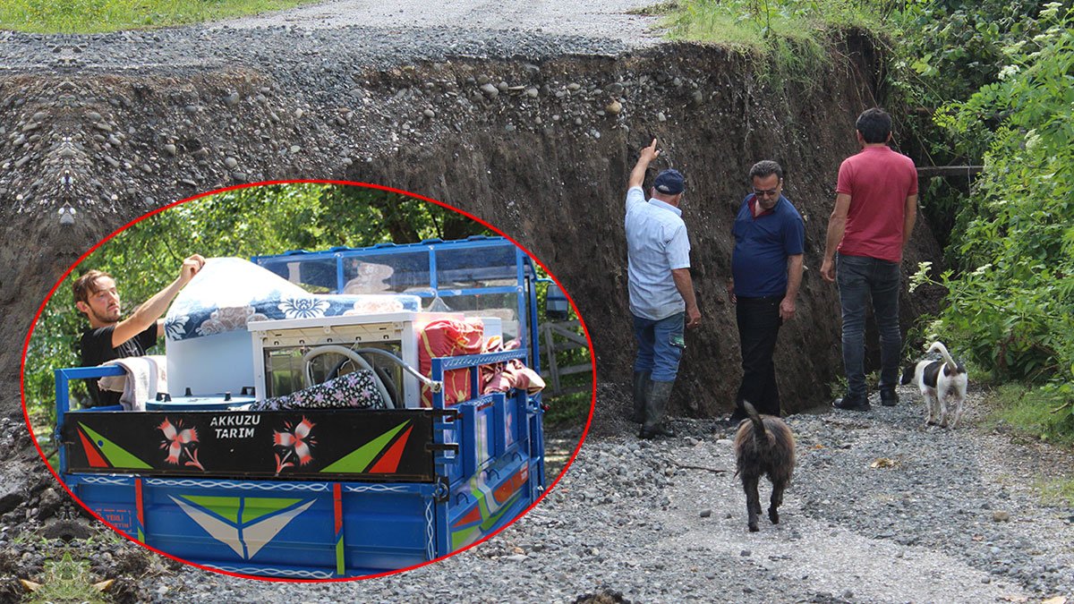 Toprak, bu mahalleyi günbegün yutuyor! Evler tahliye edildi, korkunç görüntüler ortaya çıktı