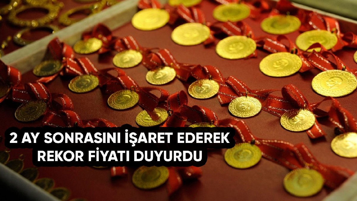 Gram altın tam gaz rekora koşuyor! Ünlü ekonomistten 60 günlük tahmin geldi: Zirve rakam duyuruldu...