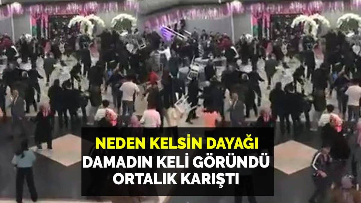 Damat neden kelsin dayağı! Düğünde peruğu düştü gelinin akrabaları çıldırdı