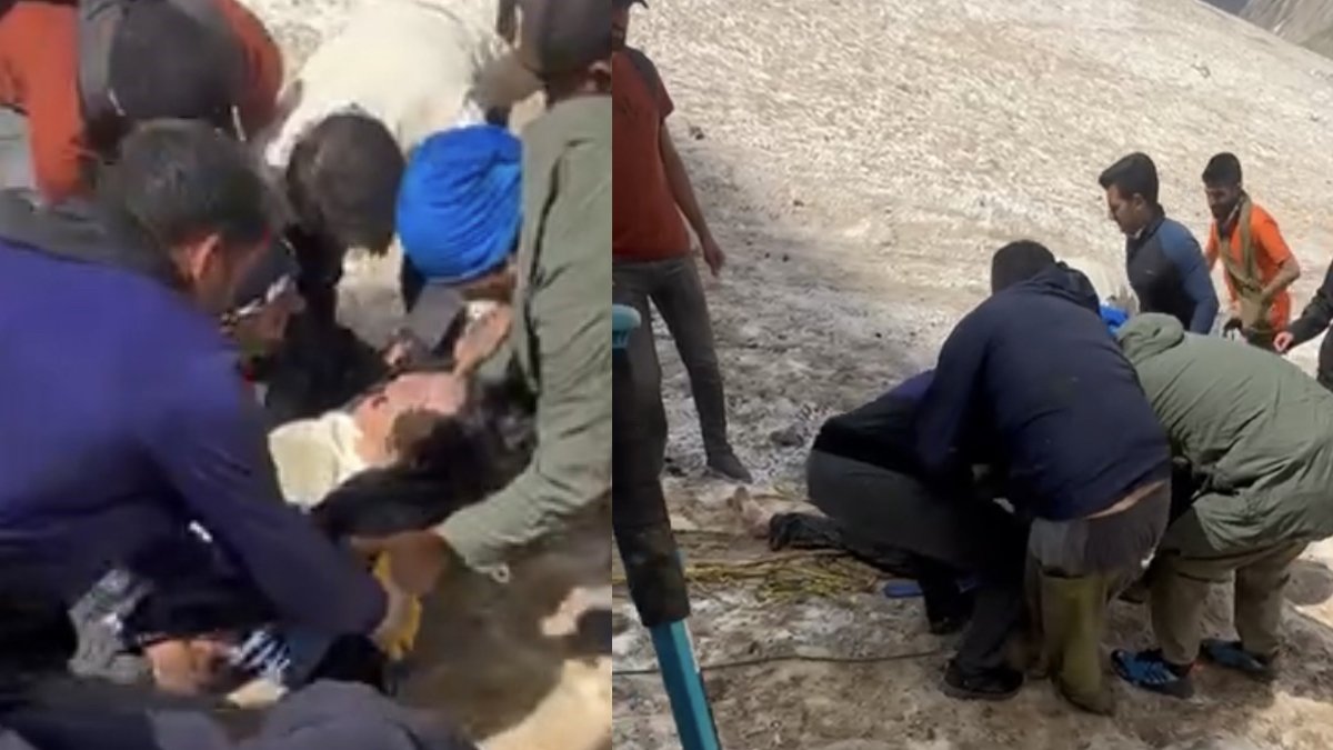 Cilo'da buzullar kırıldı 4 kişi dehşeti yaşadı: Ne kadar elbise varsa yarıklara attık