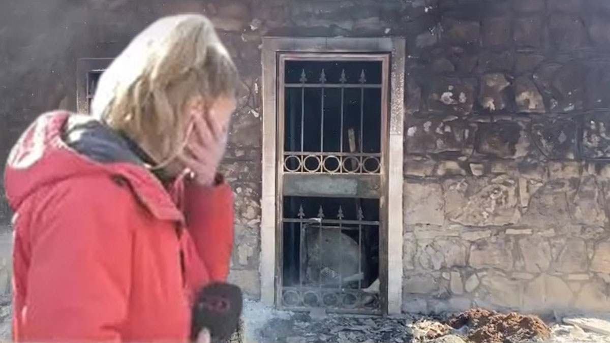 Orman yangınında ünlü muhabirin evi de yandı! Depremde yakınlarını kaybetmişti, kara bulutlar peşini bırakmıyor