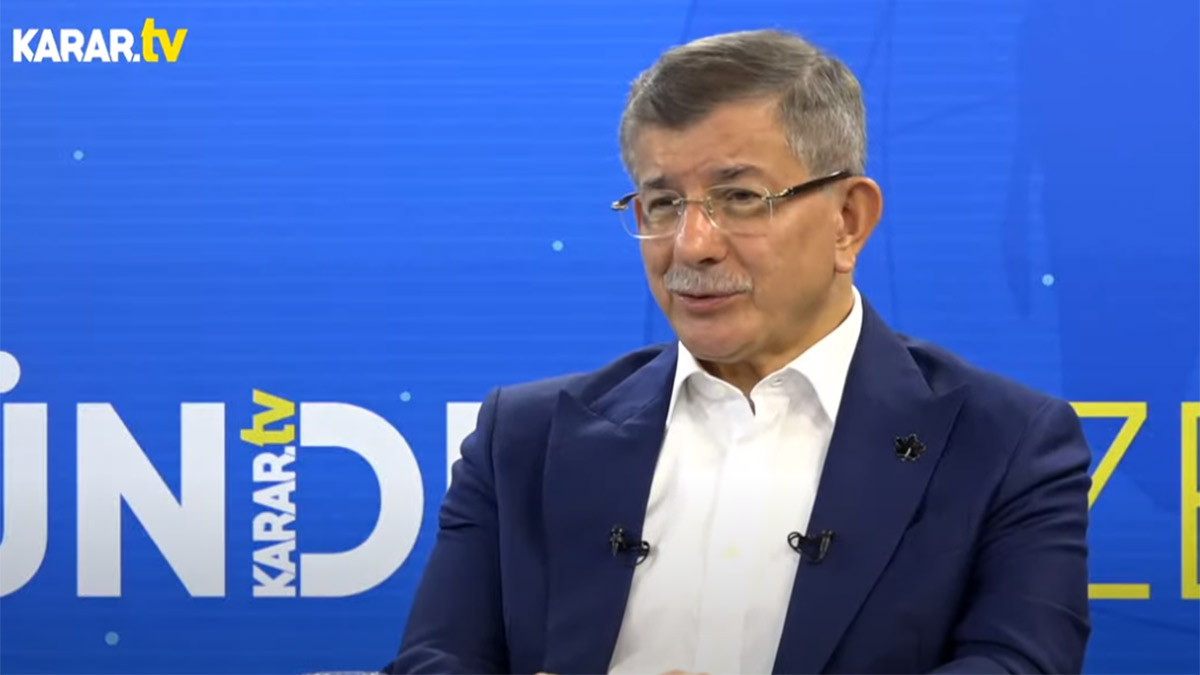 Davutoğlu Karar TV'de: Millet İttifakı benim açımdan bitmedi ama...
