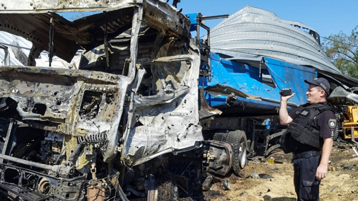 Tahıl anlaşmasının bitmesinin ardından Rusya'dan ilk saldırı