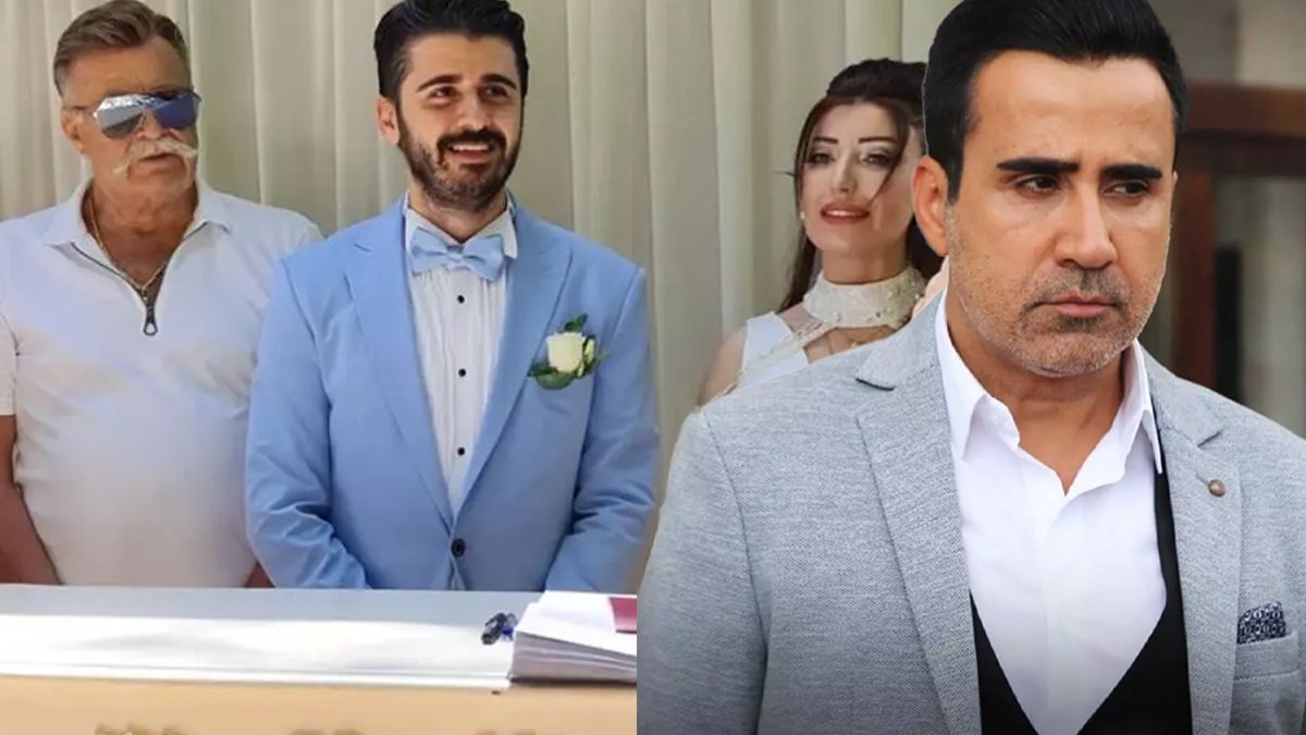 Emrah'ın oğlu Tayfun Erdoğan dünyaevine girdi, nikah şahidi Nuri Alço oldu