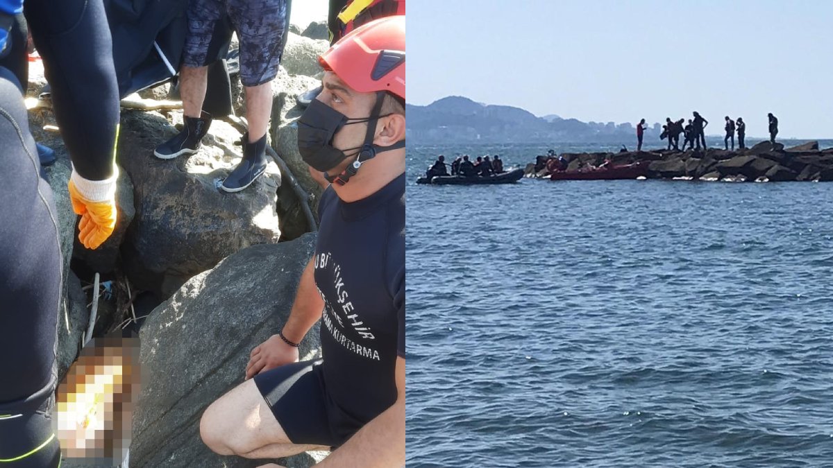 Kadın cesedinin kime ait olduğu DNA ile belirlenecek: Kayalıkların arasında bulundu