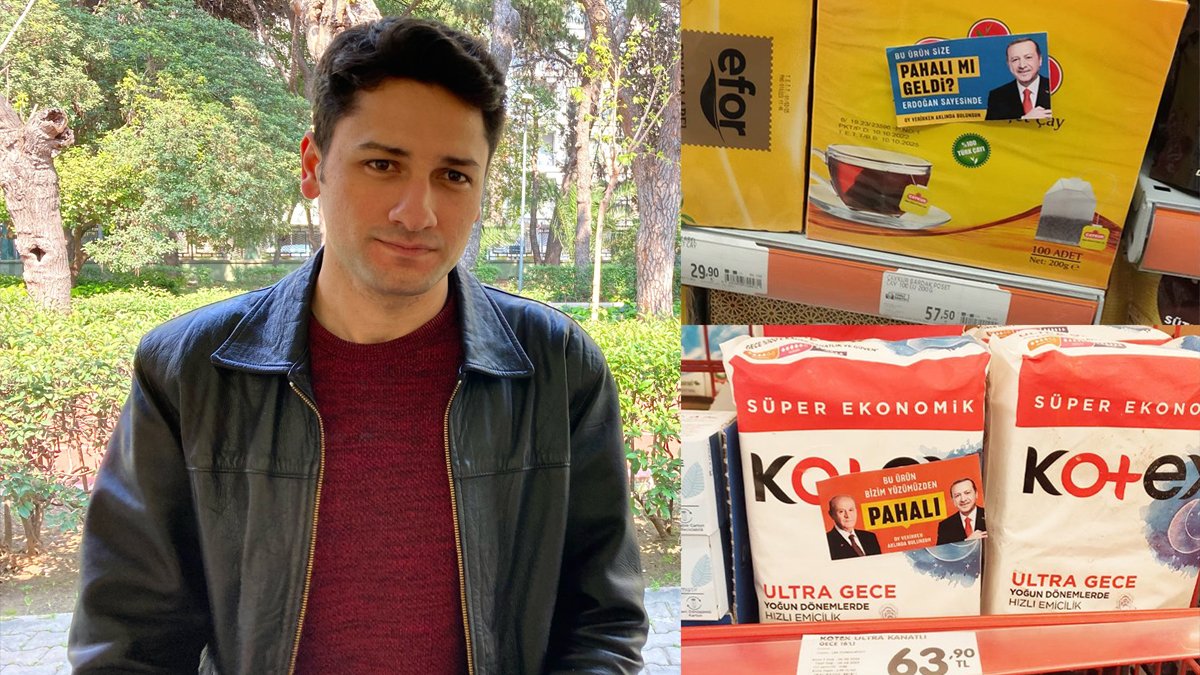 'Erdoğan sayesinde' etiketlerini tasarlayan Mahir Akkoyun beraat etti