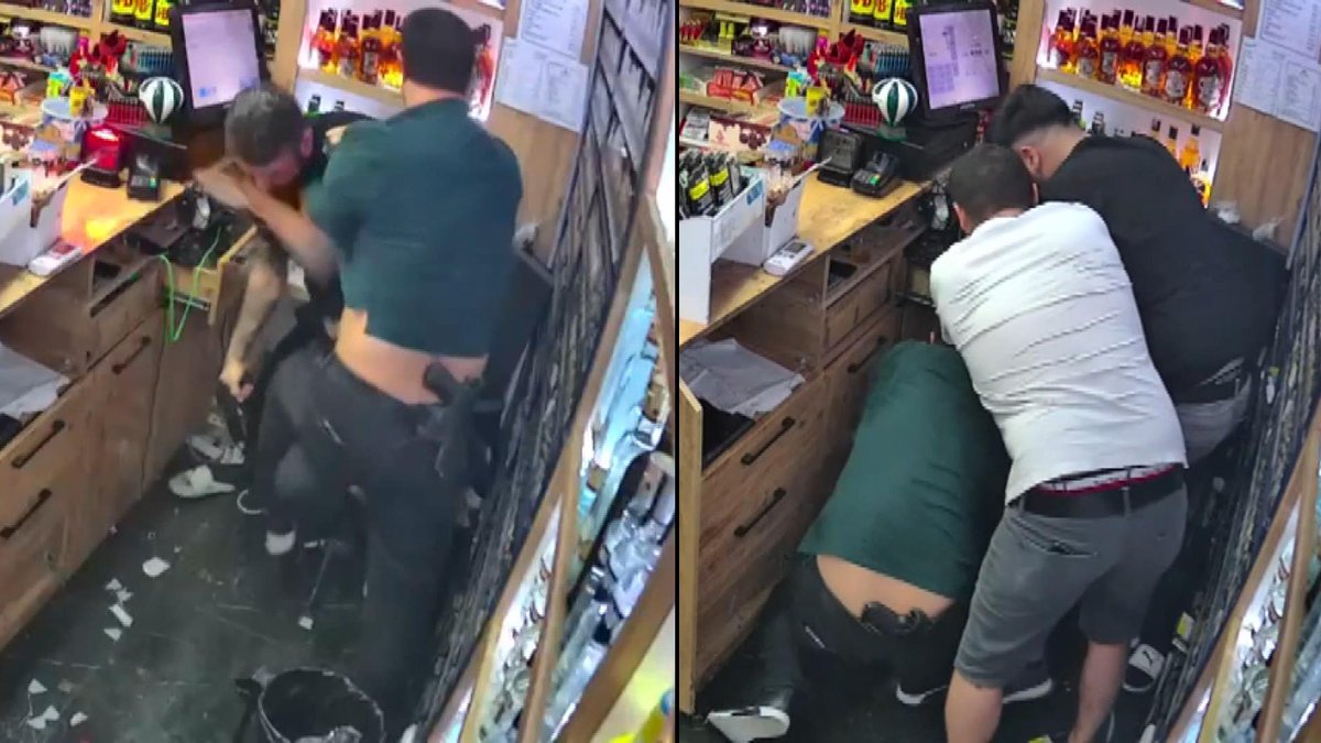 Tekel bayisinde kan donduran anlar kamerada: 'Babanı çağır' deyip kurşun yağdırdılar!