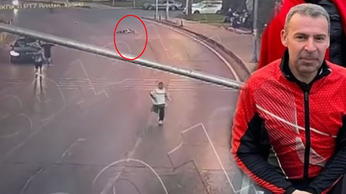 Bisitletli Doğanay Güzelgün'e çarpan katilin kaçış anı kamerada