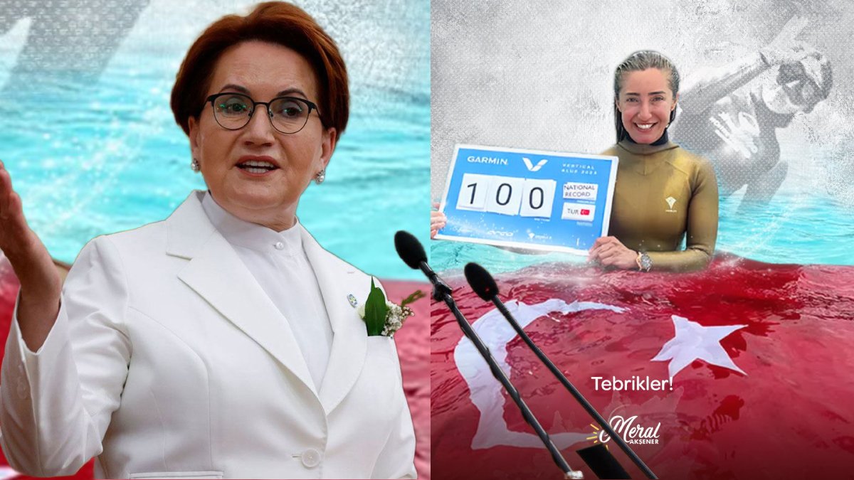 Akşener'den Ercümen'e tebrik: Başarıların daim olsun güzel kızım