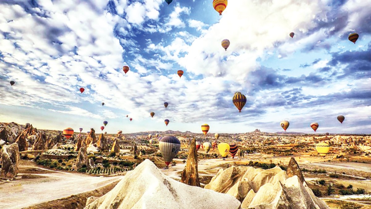 Kapadokya şimdi sanatla rengârenk