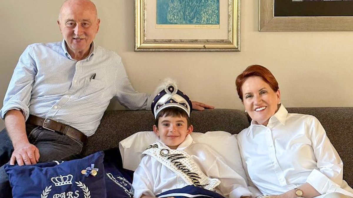 Akşener'in torunu sünnet oldu