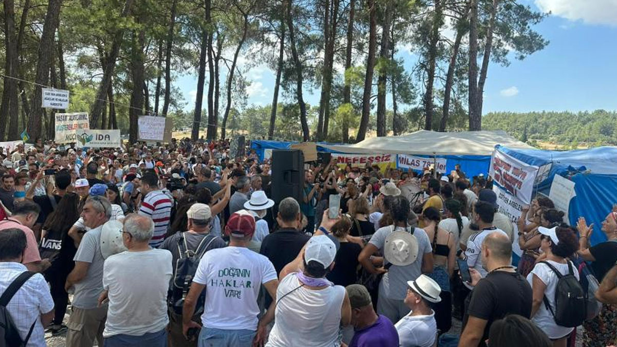 Büyük buluşma gerçekleşti! Yaşam savunucuları Akbelen’e akın etti