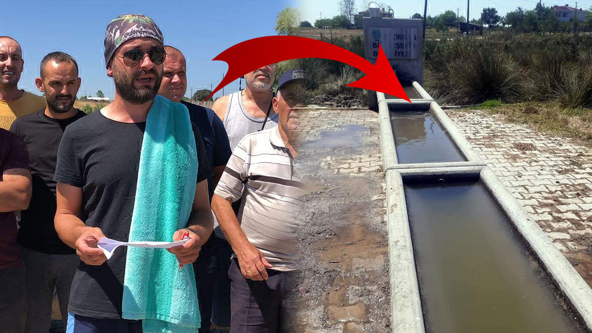 Su kesintisi için yaptığı eylem şaşkına çevirdi! O anlar anbean kaydedildi