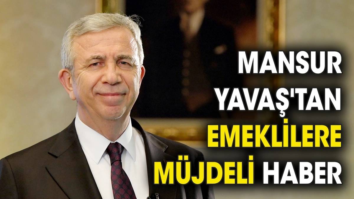 Mansur Başkan’dan emeklilere müjde! Maaşı 7.500 olan belediyeye koşsun… Yardımın kralı