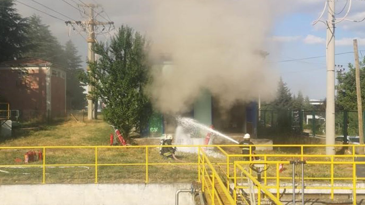 Fabrikada önce patlama sonra yangın