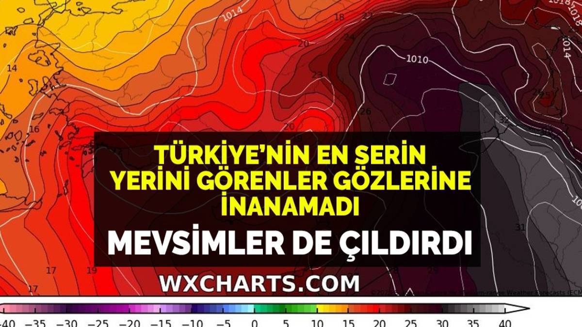 Meteoroloji haritasını görenler gözlerine inanamadı! Ağustos'ta serinlemek isteyen Karadeniz'e değil oraya koşacak