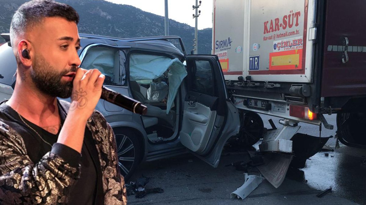 Aracı tırın altına girdi: Ünlü şarkıcı Tan Taşçı trafik kazasında yaralandı