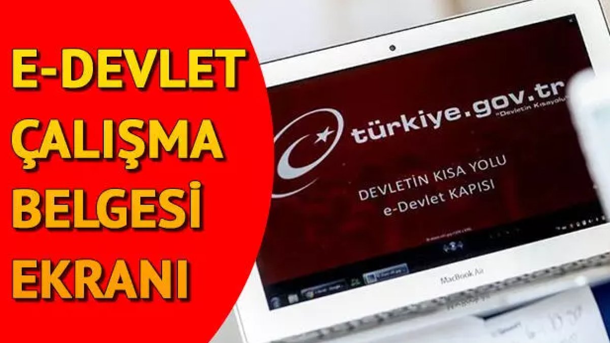 Çalışma Belgesi E-Devletten Nasıl Alınır?
