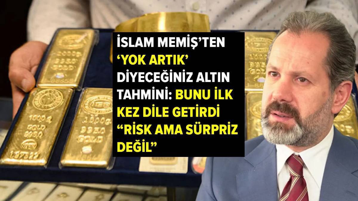 Alım fırsatı diyerek seviye verdi! Altına yatırım yapacaklara İslam Memiş'ten tüyo
