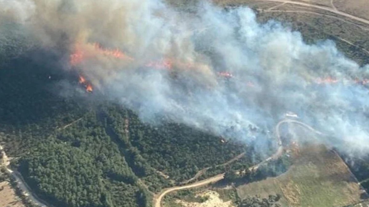İzmir'de çıkan yangın kontrol altında: İki farklı noktada soğutma çalışmaları sürüyor