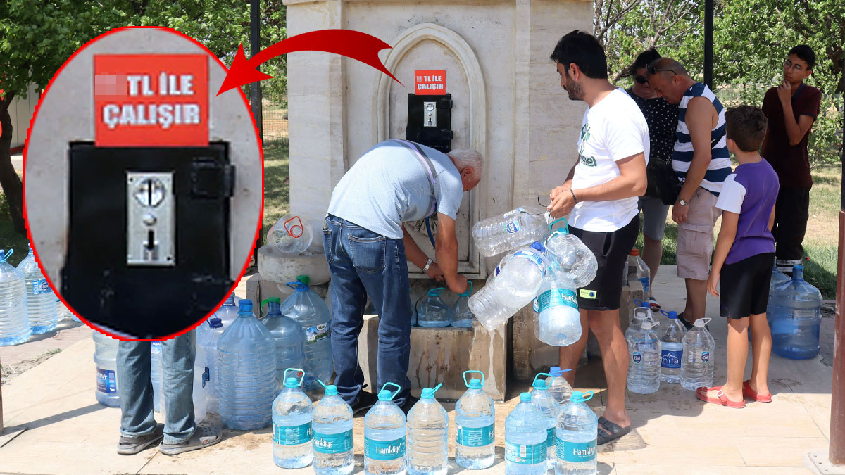 O ilçede çeşmeler ücretli oldu! Barajlar kurudu, su kullanımına kısıtlama getirildi, kuraklık felaketi kapıda