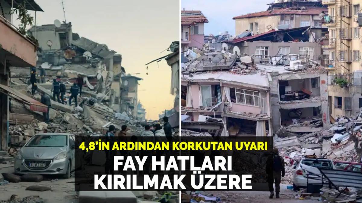 O faylar ha kırıldı ha kırılacak! 4,8'lik depremin ardından korkutan uyarı: Herkes tetikte olsun