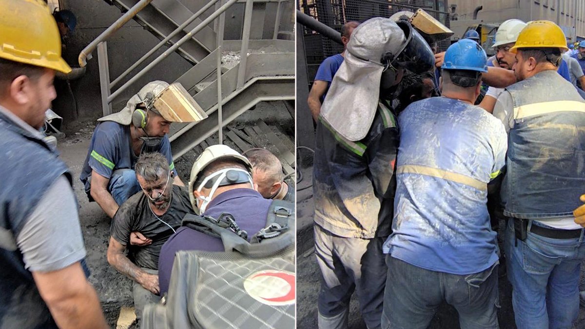 Samsun'da demir çelik fabrikasındaki patlamada 1 işçi yaralandı