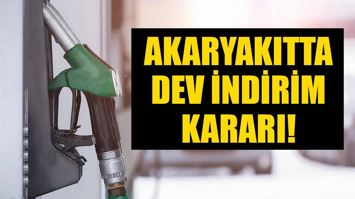 Akaryakıtta aylar sonra güzel haber! Dev indirim için tarih verildi: O tarihe kadar depoyu sakın fullemeyin