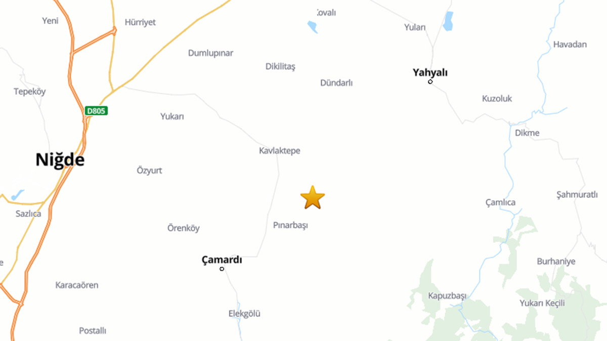 Niğde'de korkutan deprem |Son depremler