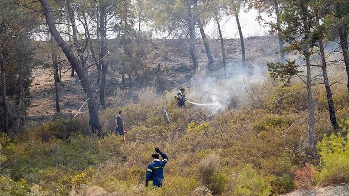 Dumanlar üç ile ulaştı, köyler boşaltıldı! Dedeağaç'ta acil durum
