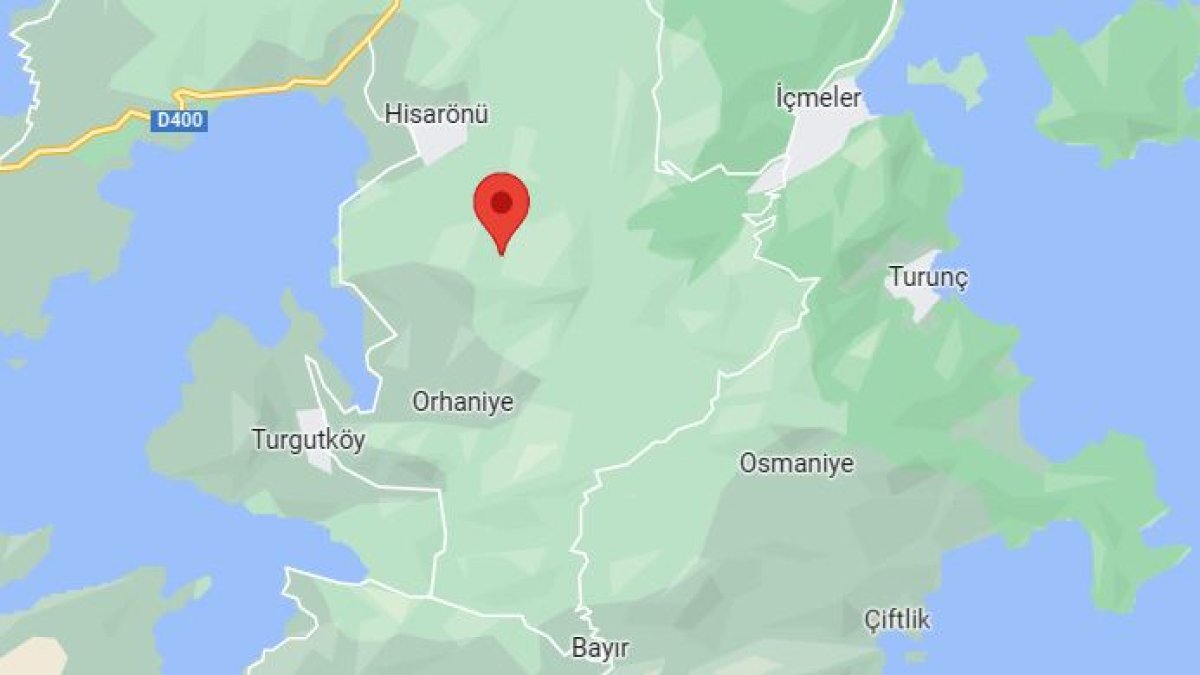 Marmaris'te 4,1 büyüklüğünde deprem