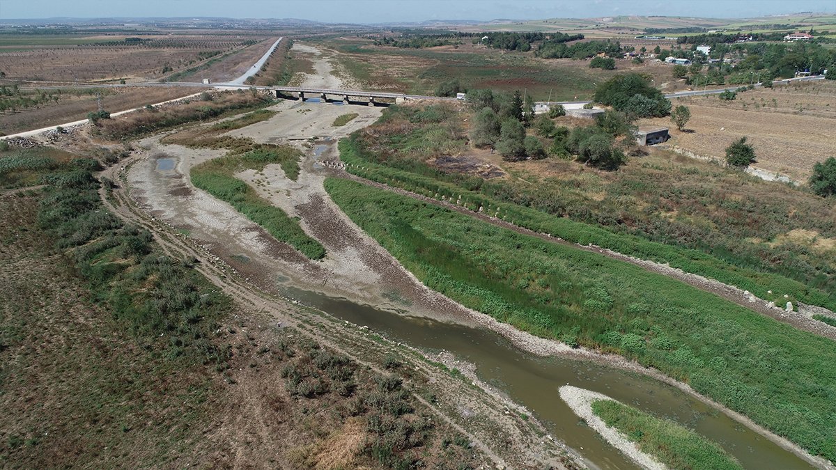 Baraj gölü kuruyunca ortaya çıkmıştı: Tarihi Çakmak Hattı otlarla kaplandı