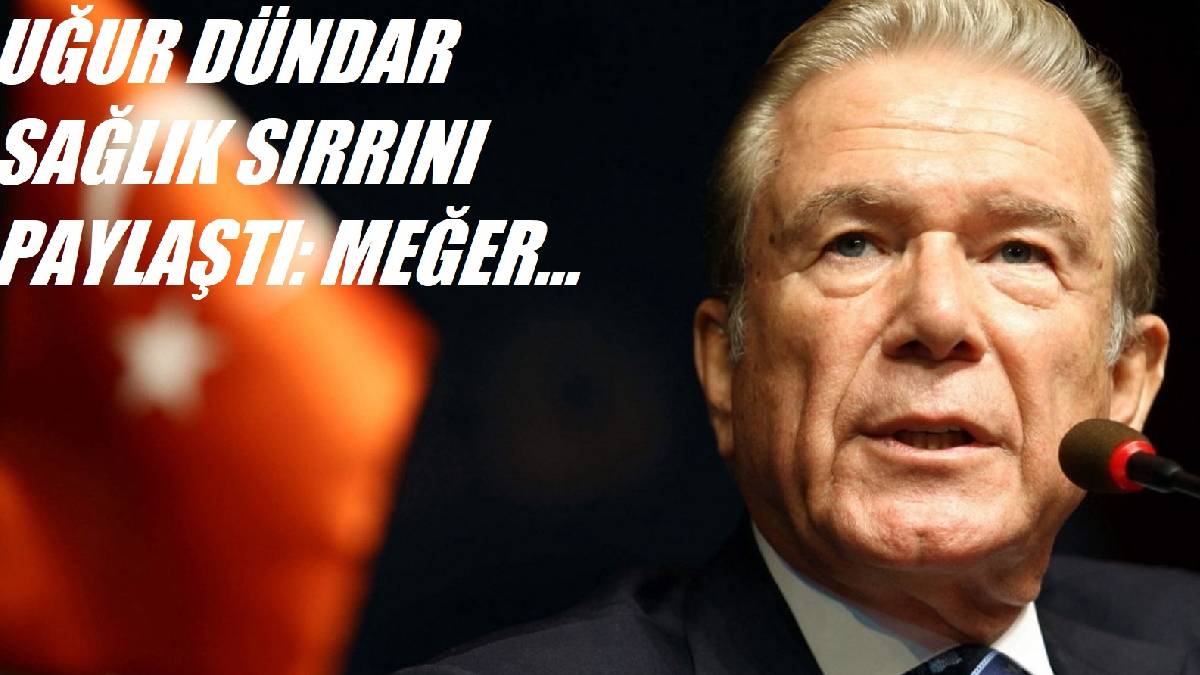 79 yaşındaki Uğur Dündar sırrını verdi! Banıp banıp yiyormuş