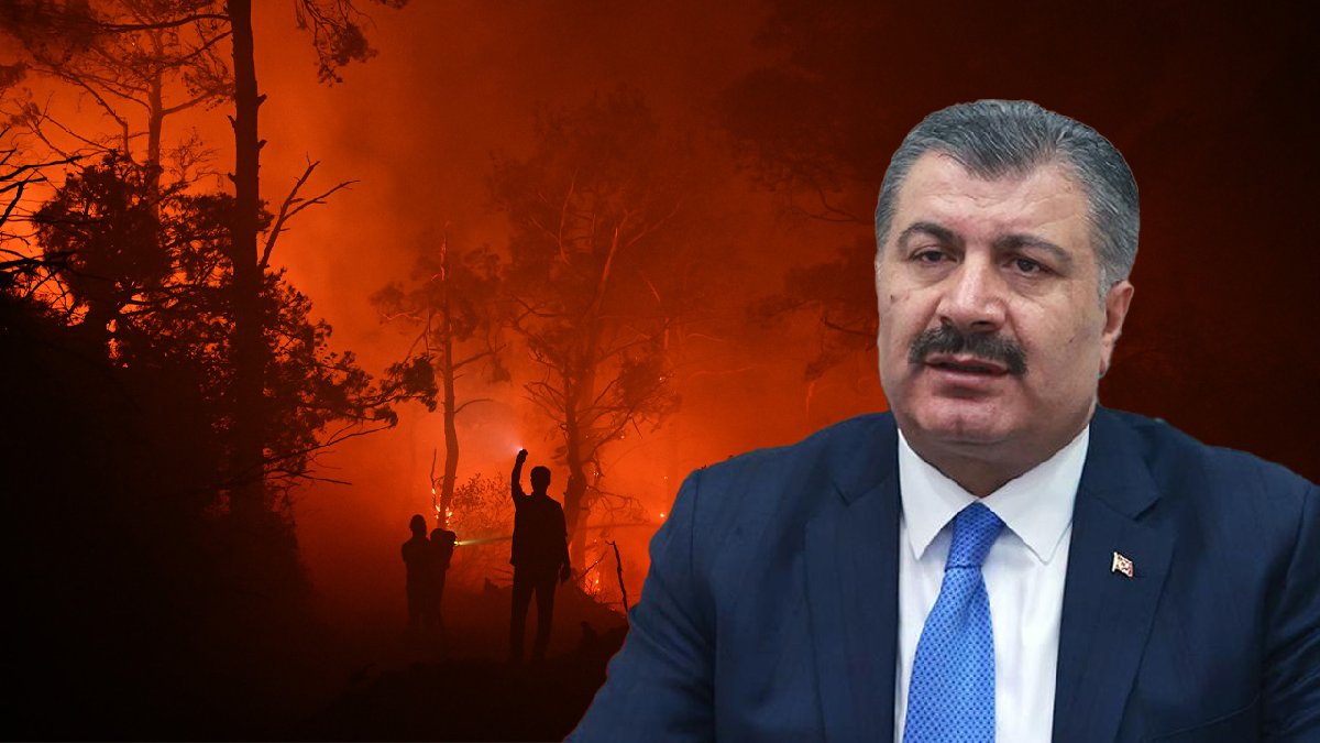 Bakan Koca: Çanakkale'de 83 kişi yangından etkilendi