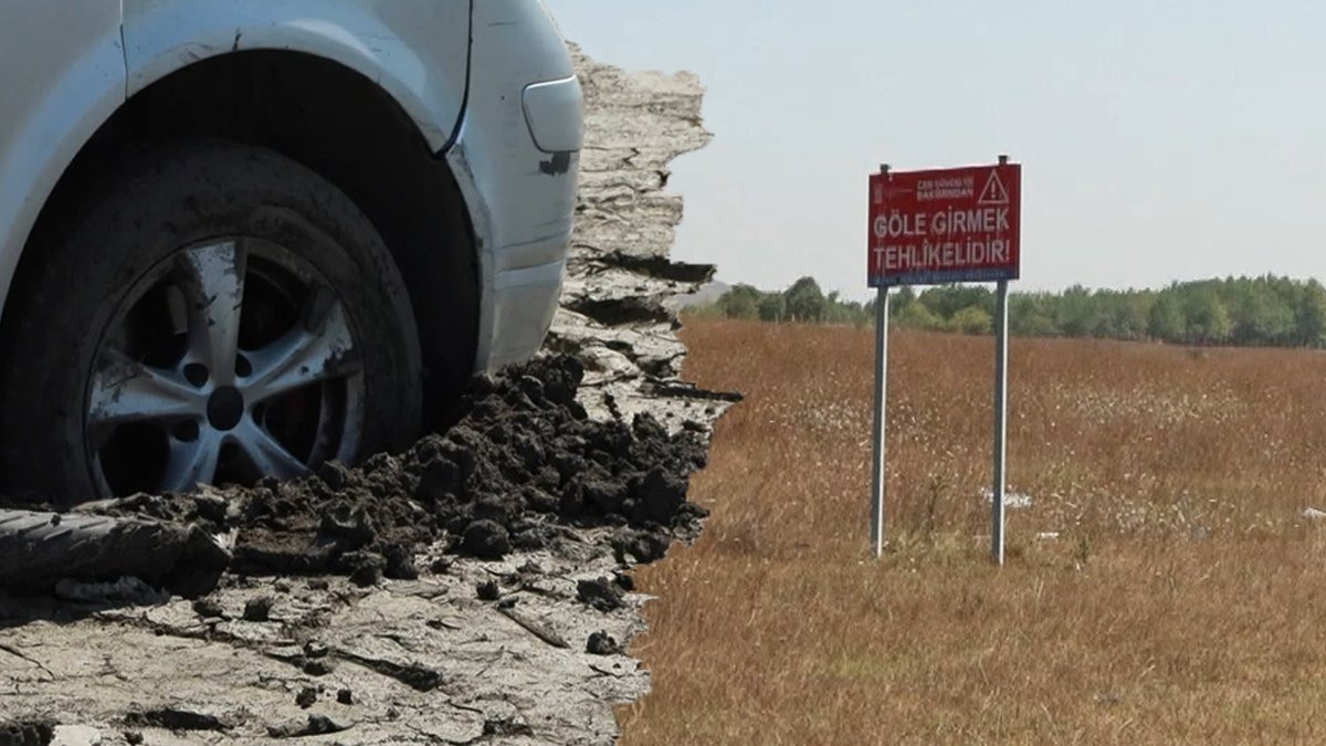 Su yerine kuru toprak...Çöl değil baraj!