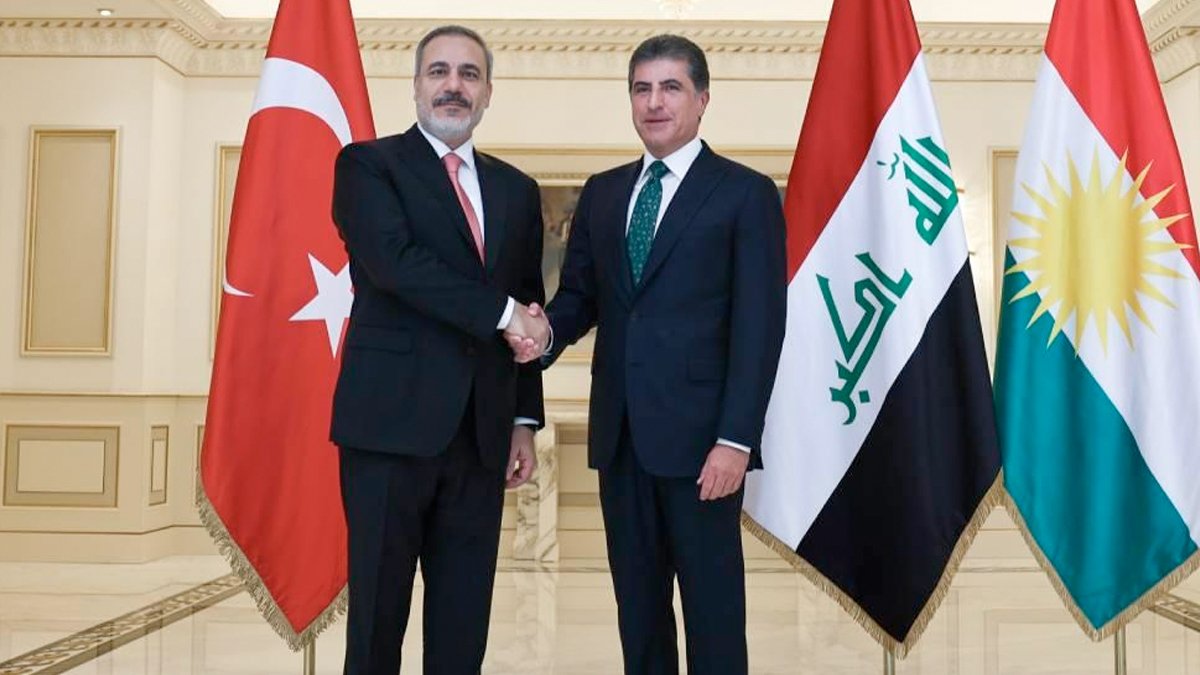 Bakan Fidan, IKBY Başkanı Barzani ile görüştü - KARAR