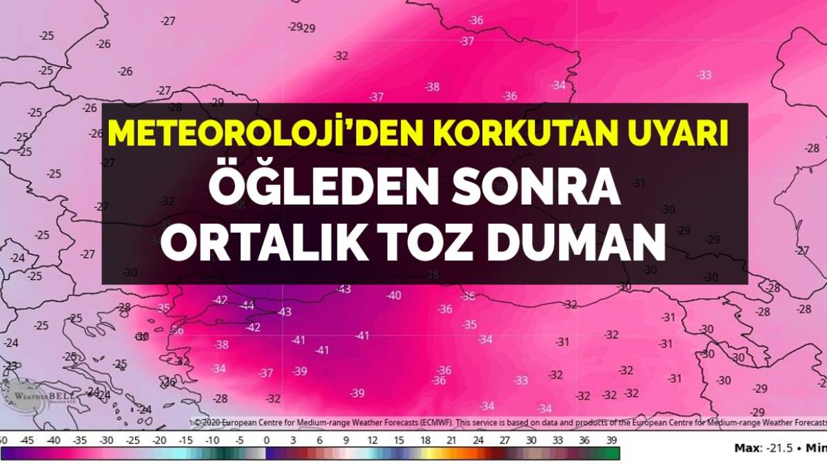 Zamana karşı yarış başladı! Tüm Türkiye'nin gözü orada endişelendiren açıklama geldi... Meteoroloji'den öğleden sonra uyarısı