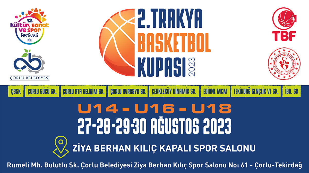 2. Trakya Basketbol Kupası'nda geri sayım başladı