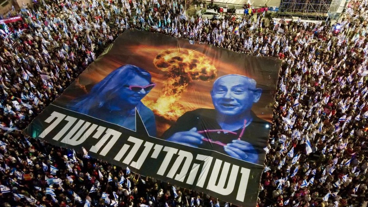 İsrail’de protestolar 34’üncü haftasında: ‘Bırak ülke yansın’