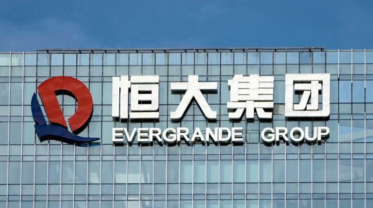 Borsaya dönen Evergrande'ın hisseleri çakıldı: Yüzde 87'lik düşüş