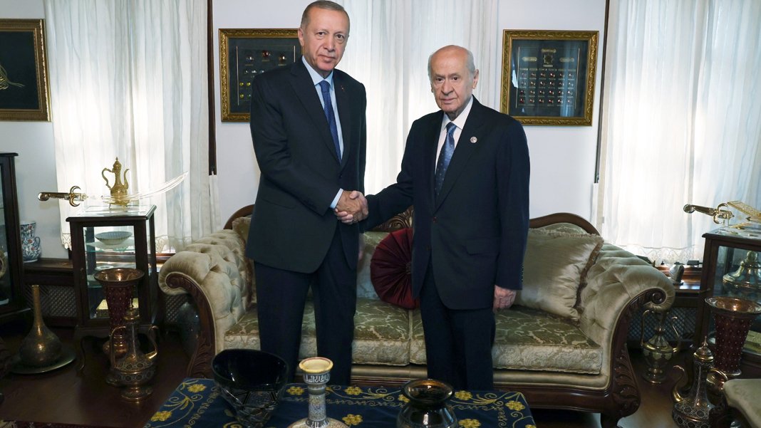 Erdoğan ile Bahçeli bir araya geldi