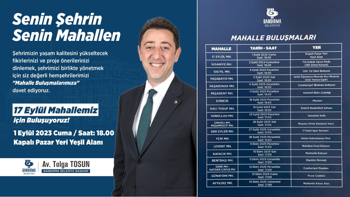 Belediye ile vatandaş kucaklaşacak