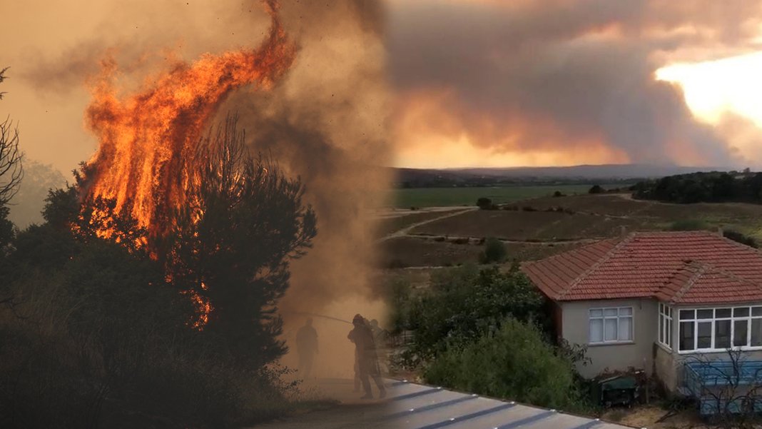 14 gündür sönmeyen ateş Edirne'de: Komşudaki yangın sınır köylere dayandı