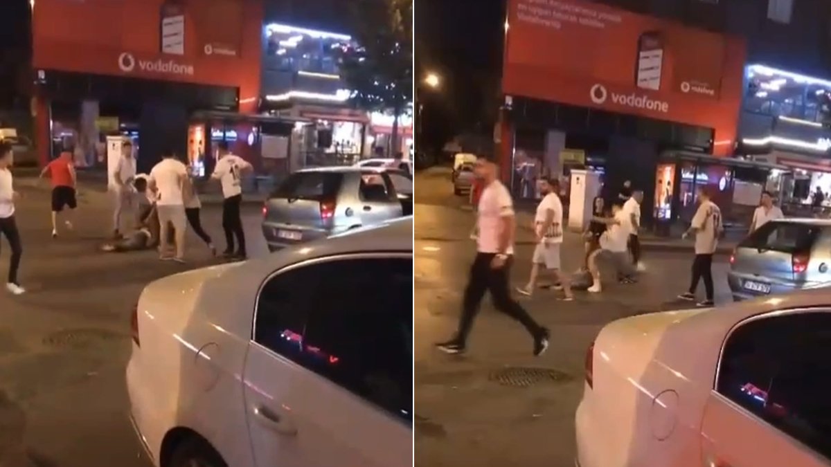 Sözlü taciz iddiasına çevredekilerden tekme tokat meydan dayağı