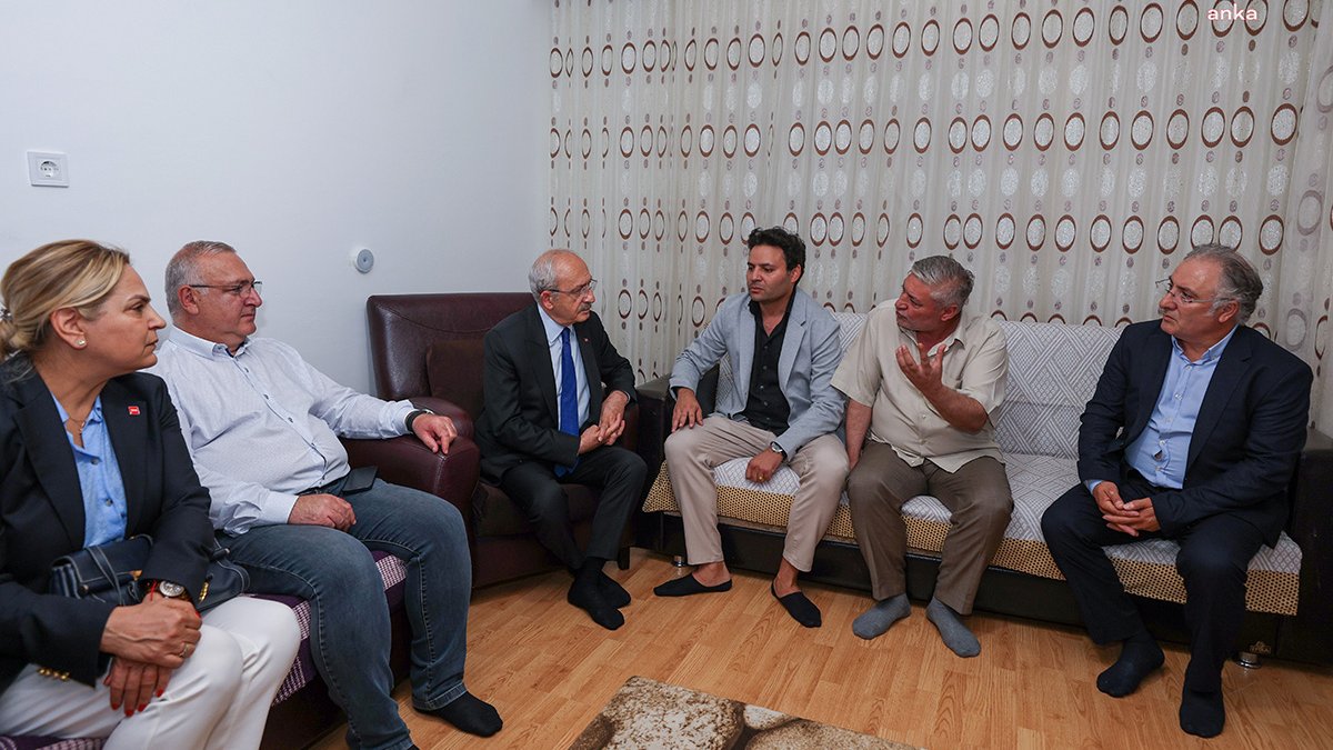 Kılıçdaroğlu'ndan eski Etimesgut İlçe Başkanı Öktem'e taziye ziyareti