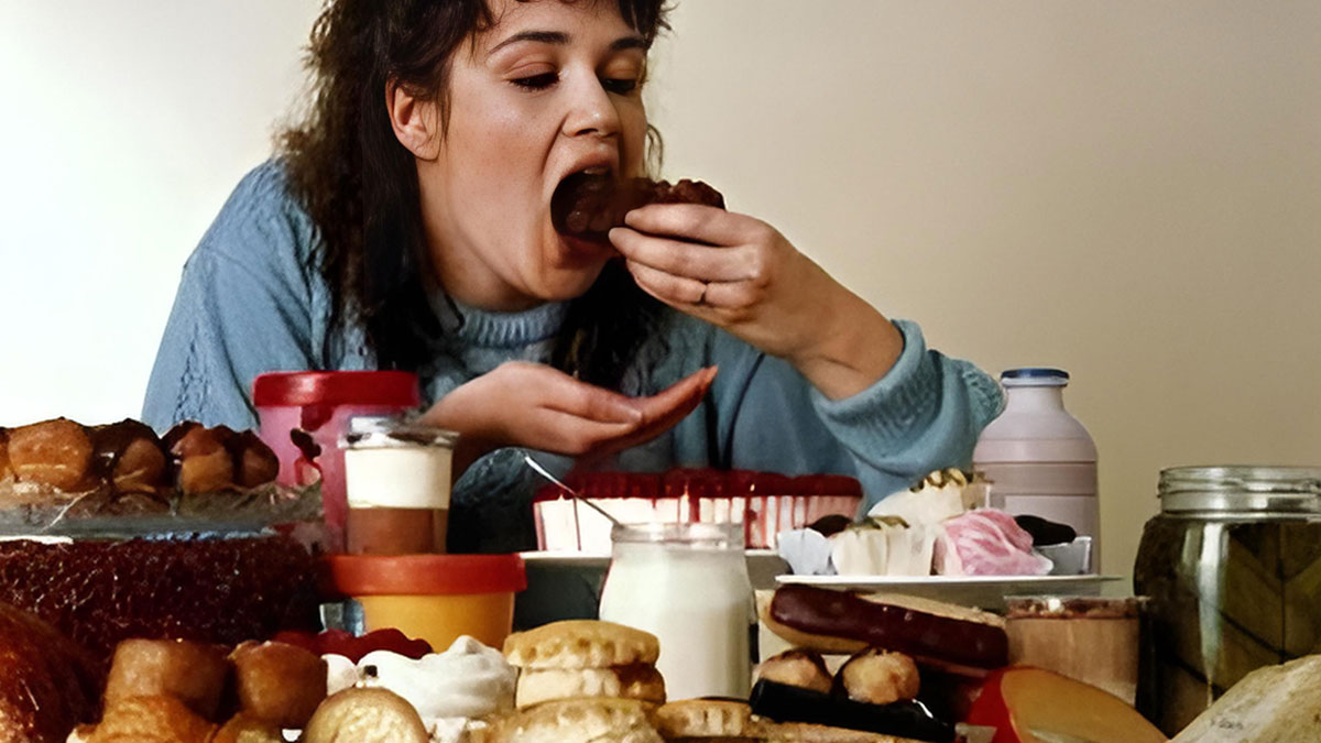 Üzgünken daha fazla yemek istiyorsanız dikkat: Depresyona doğru yokuş aşağı gidiyorsunuz, frene basın!