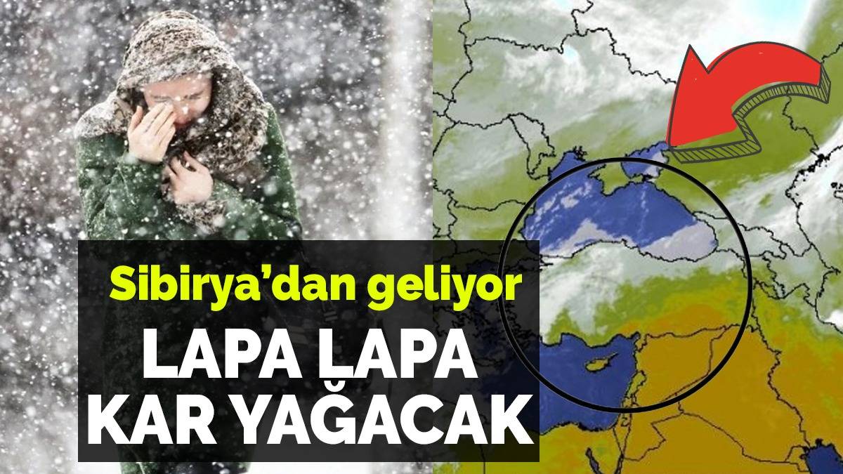Canavar Sibirya'dan yola çıktı! Meteorolojiden bol kar yağışı uyarısı: Türkiye'nin her yeri bembeyaz olacak