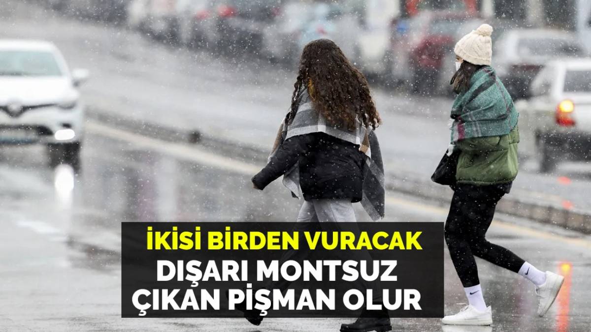 Dışarı montsuz çıkan yandı! Meteorolojiden 5 kente sarı alarm, rüzgar ve sağanak bir arada geliyor