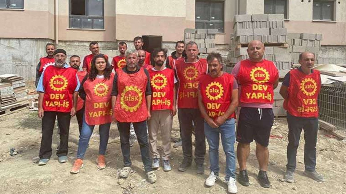 TOKİ şantiyesinde direniş: İki buçuk aydır maaşlarını alamıyorlar