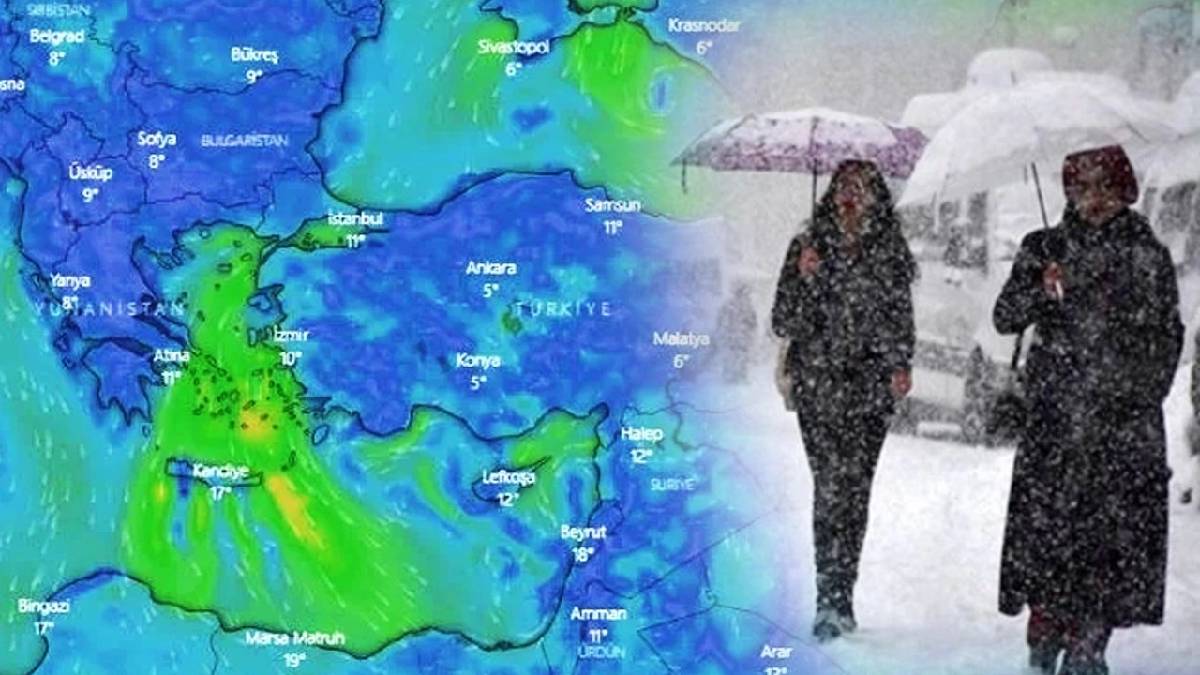 Sıcaklıklar 12 derece birden düşüyor! Bu iller resmen donacak: Meteoroloji güçlü sağanak için uyardı